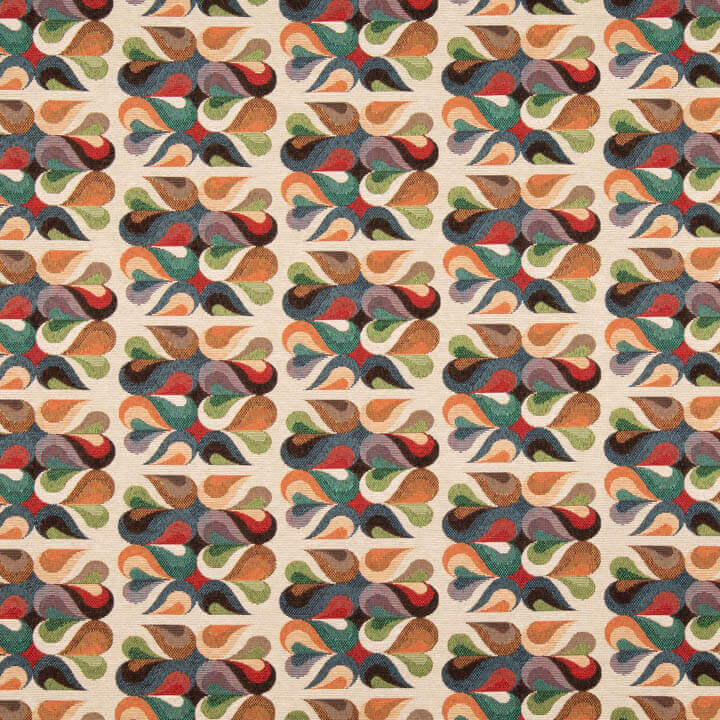 Multicoloured Retro Mosaic Tapestry - Ribes y Casals