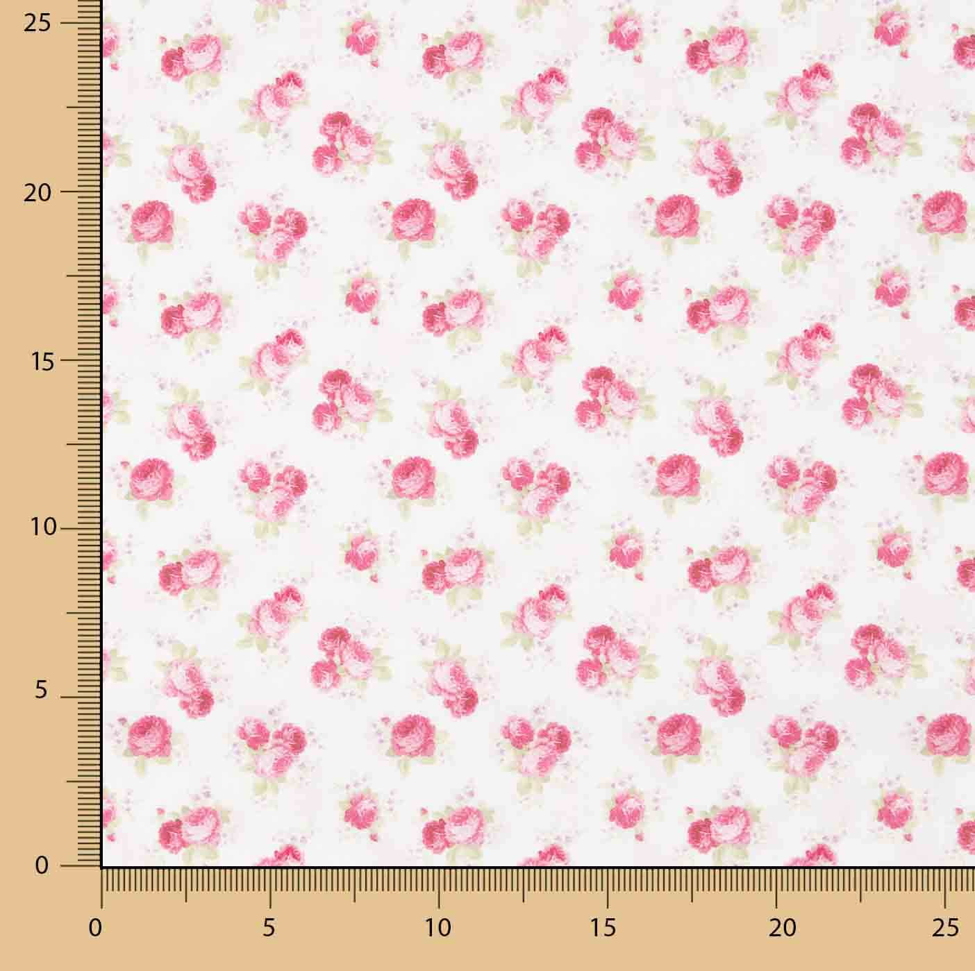 Pink Gem Printed Percale - Ribes y Casals
