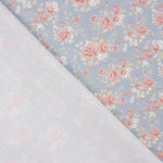 Nuria Blue Printed Percale - Ribes y Casals