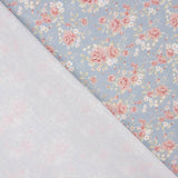 Nuria Blue Printed Percale - Ribes y Casals