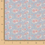 Nuria Blue Printed Percale - Ribes y Casals