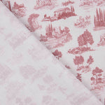 Silke Red Printed Percale - Ribes y Casals