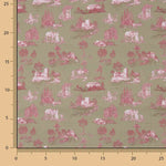 Green Silke Printed Percale - Ribes y Casals