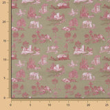 Green Silke Printed Percale - Ribes y Casals