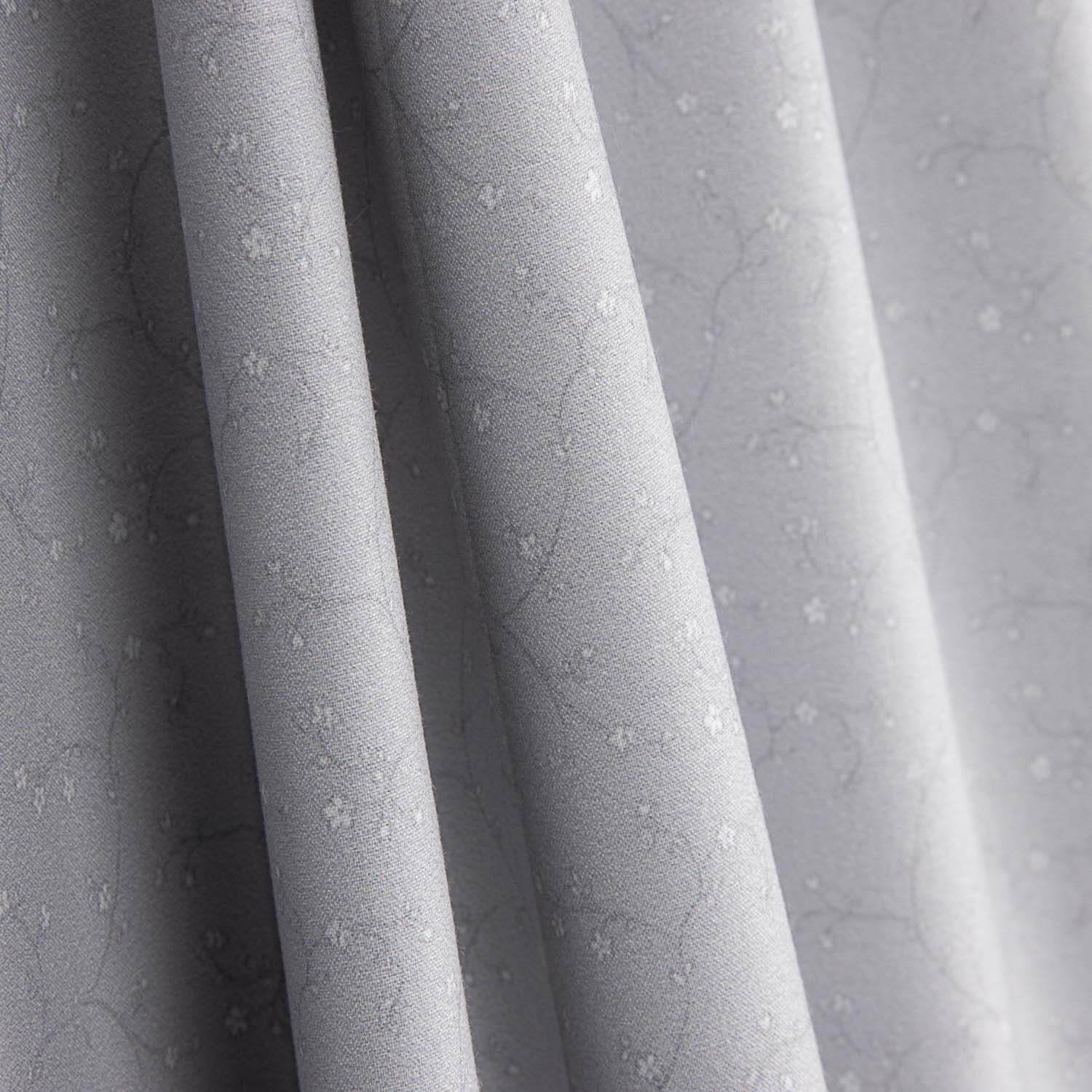 Sakura Grey Printed Percale - Ribes y Casals