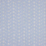 Embroidered Blue Stripes Cotton - Ribes y Casals