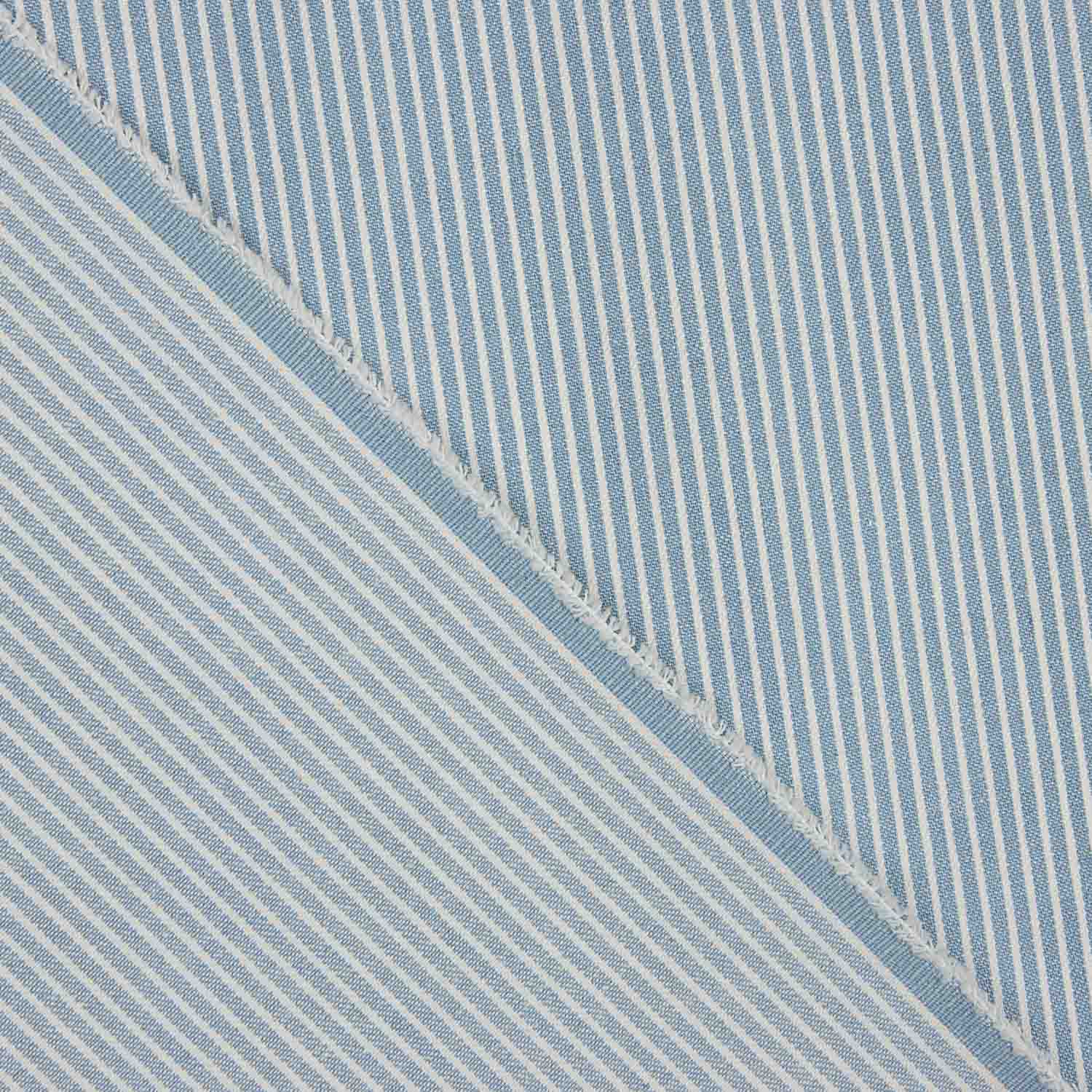 Light Blue and White Striped Jeans - Ribes y Casals