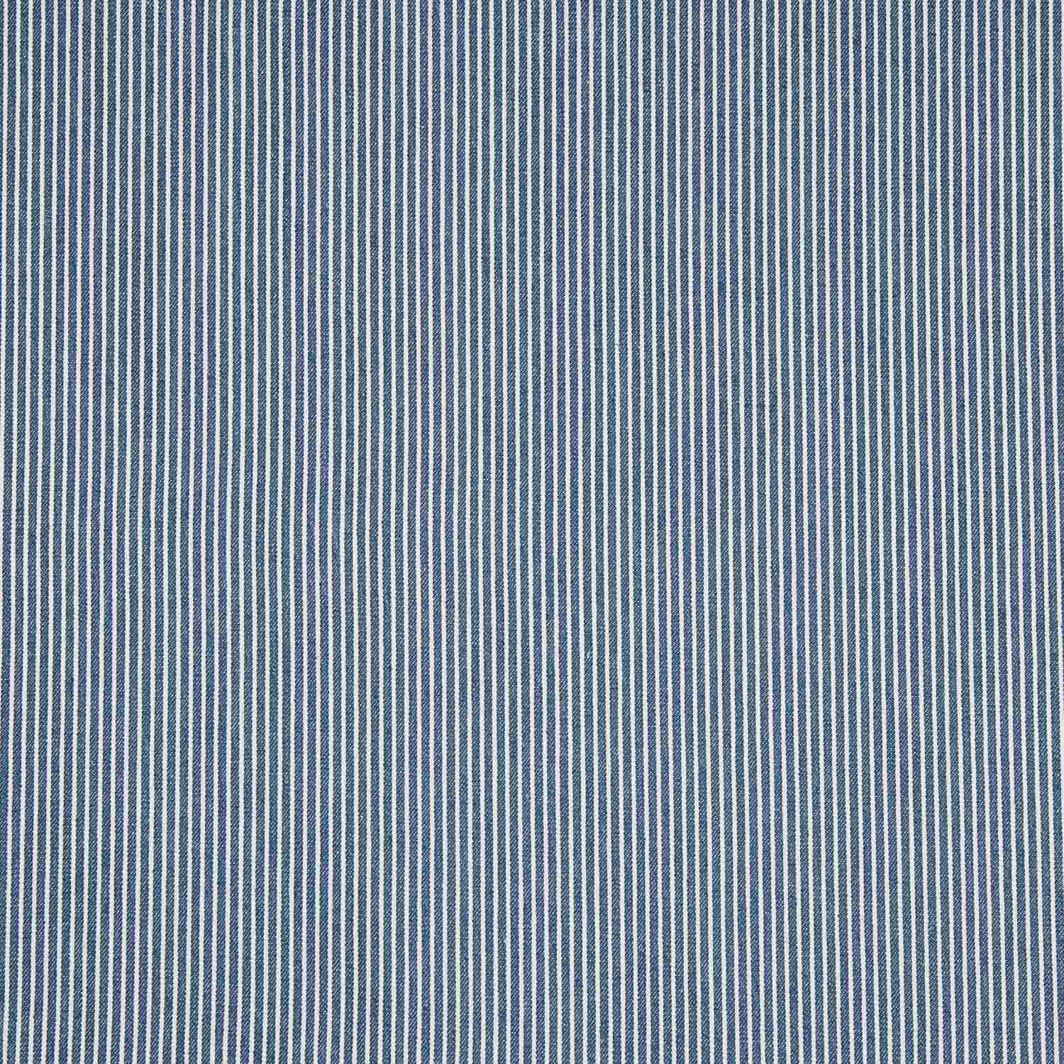 Indigo Blue and White Striped Jeans - Ribes y Casals