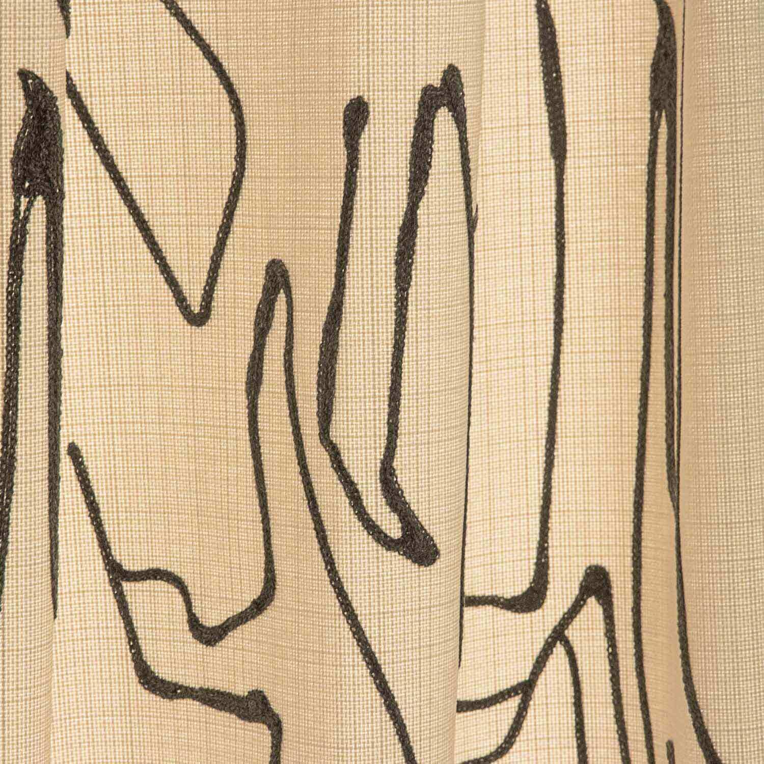 Panama Embroidered Zigi Black - Ribes y Casals