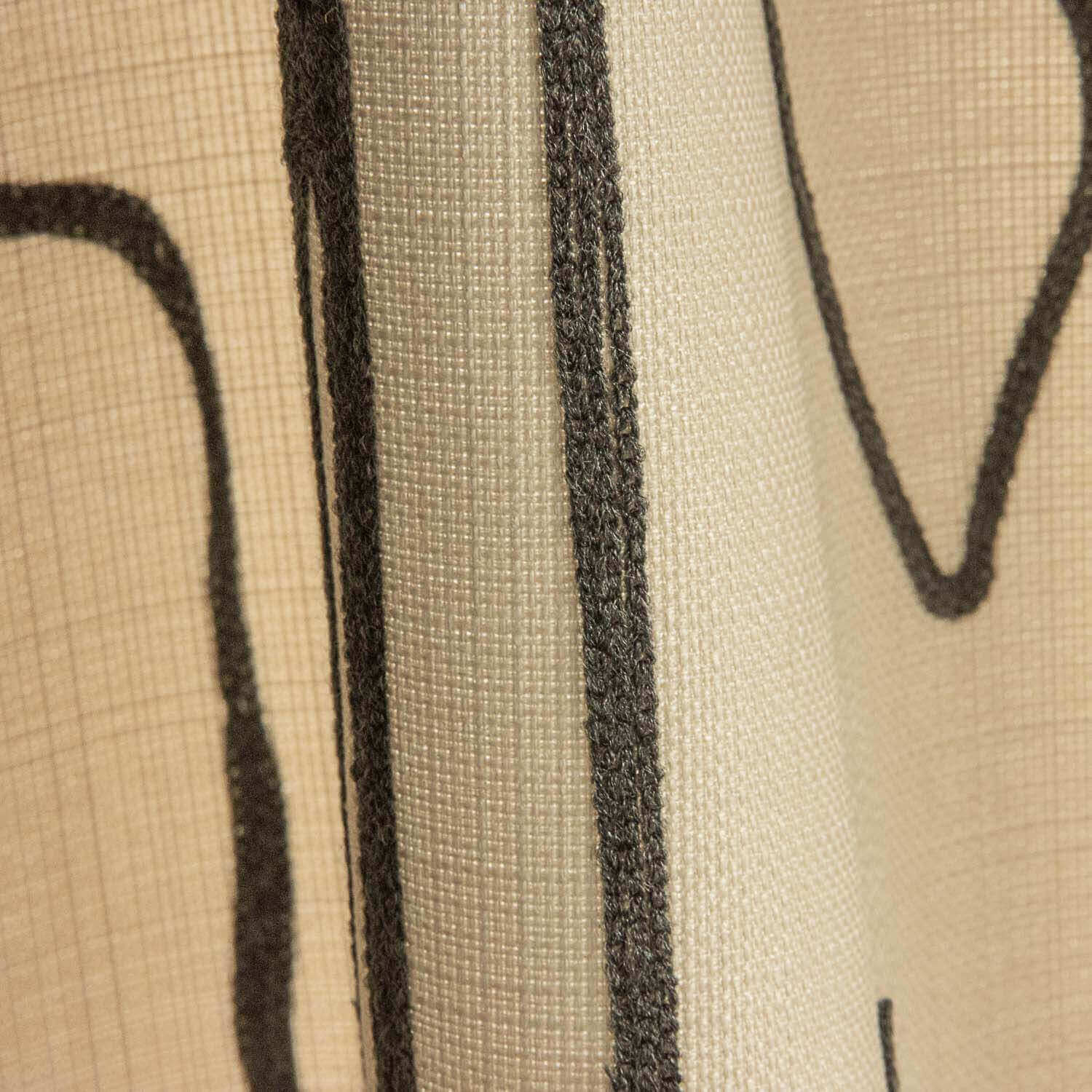 Panama Embroidered Zigi Black - Ribes y Casals