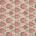Floral Cotton Canvas Orna Pink and Green - Ribes y Casals