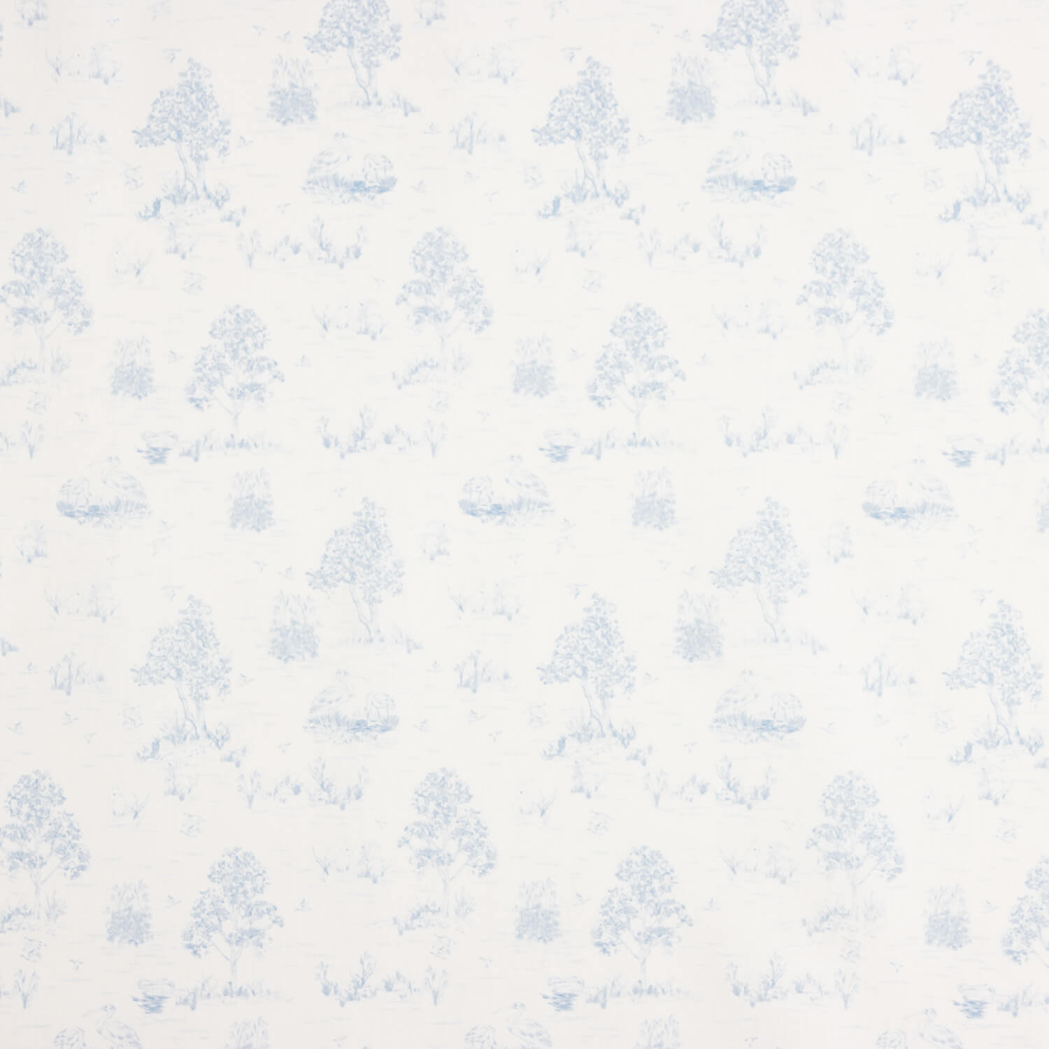 Blue Countryside Cotton Poplin - Ribes y Casals
