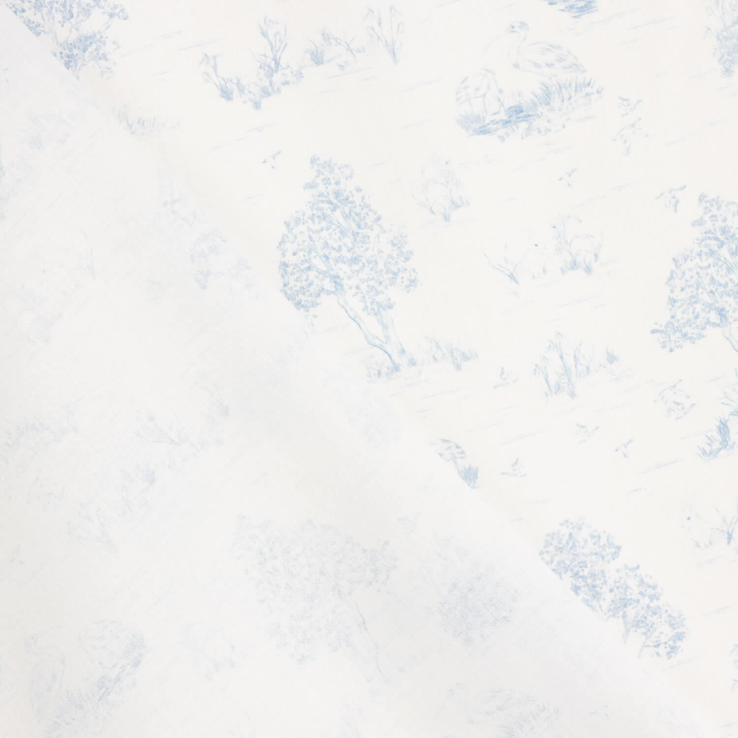 Blue Countryside Cotton Poplin - Ribes y Casals