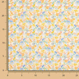 Honey Blue Meadow Cotton Poplin - Ribes y Casals