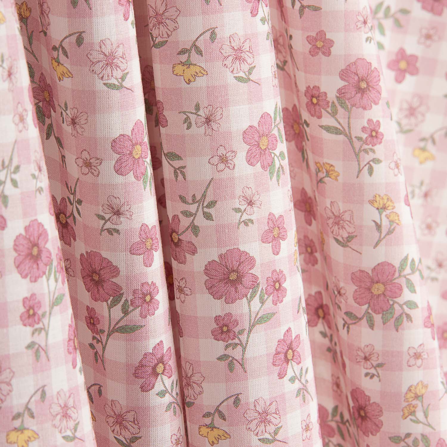 Pink Cottage Meadow Cotton Poplin - Ribes y Casals