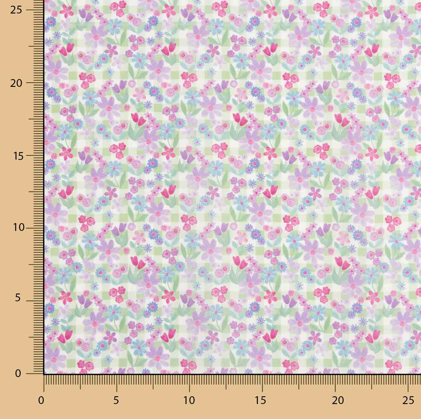 Lavender Meadow Cotton Poplin - Ribes y Casals