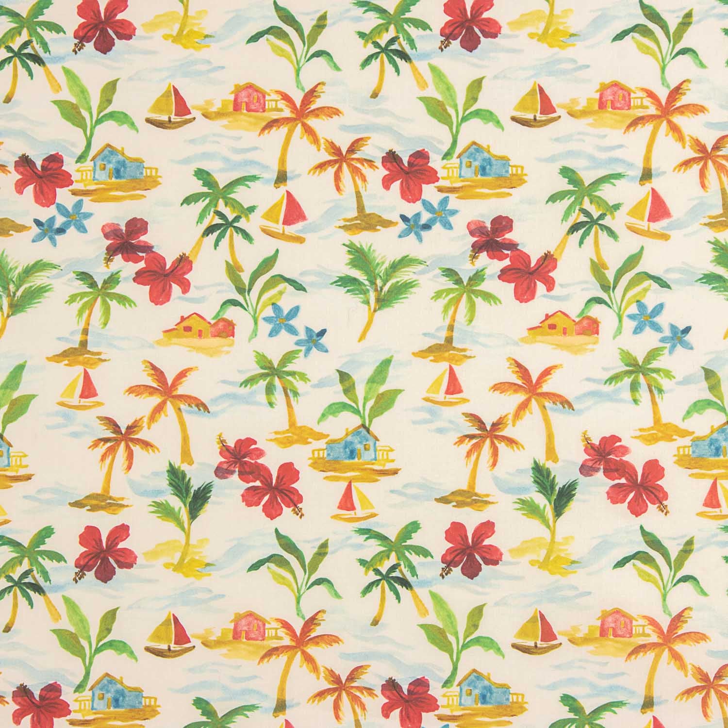 Aloha Paradise Sun Cotton Poplin - Ribes y Casals