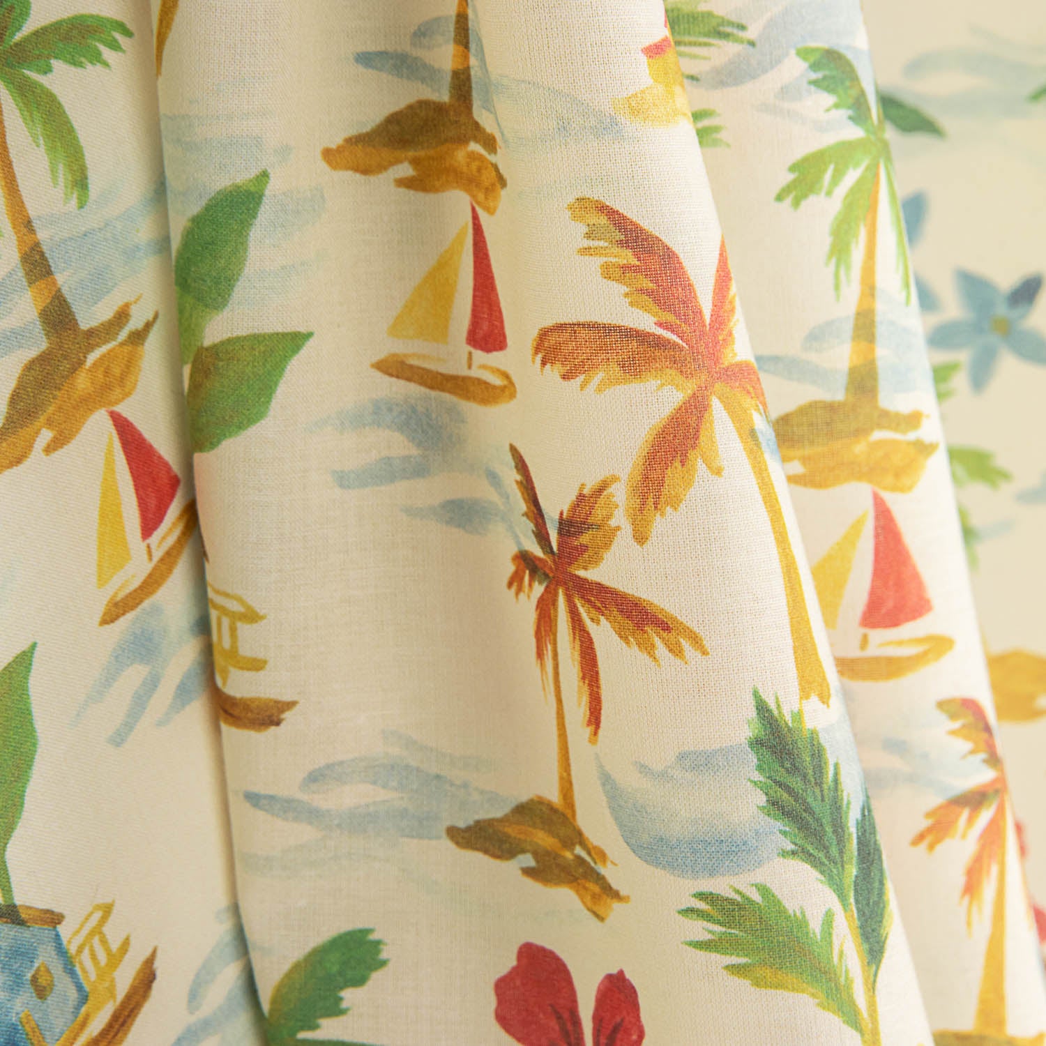 Aloha Paradise Sun Cotton Poplin - Ribes y Casals