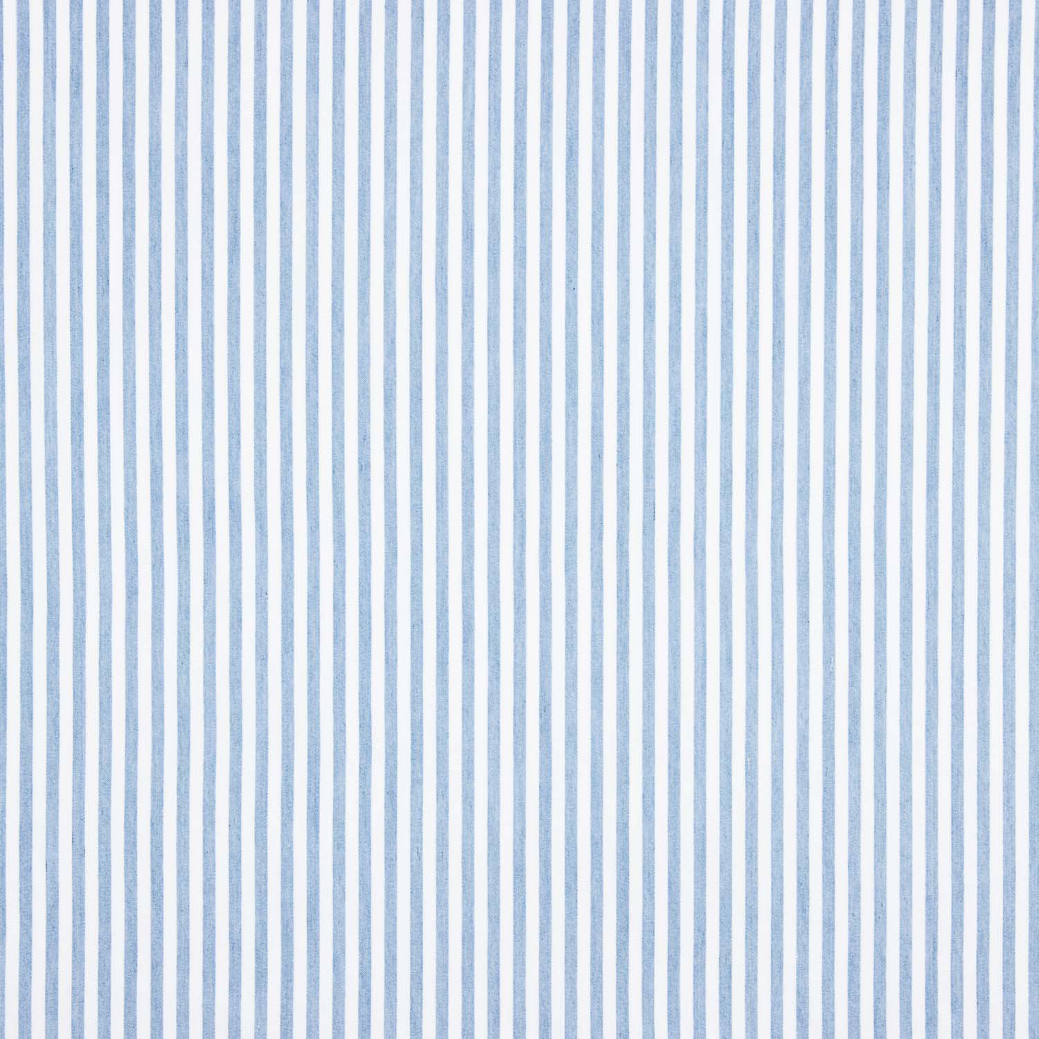Fine Twill Cotton Light Blue Stripes - Ribes y Casals