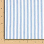 Fine Twill Cotton Light Blue Stripes - Ribes y Casals