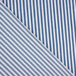 Fine Twill Cotton Navy Blue Stripes - Ribes y Casals