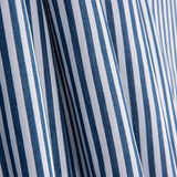 Fine Twill Cotton Navy Blue Stripes - Ribes y Casals