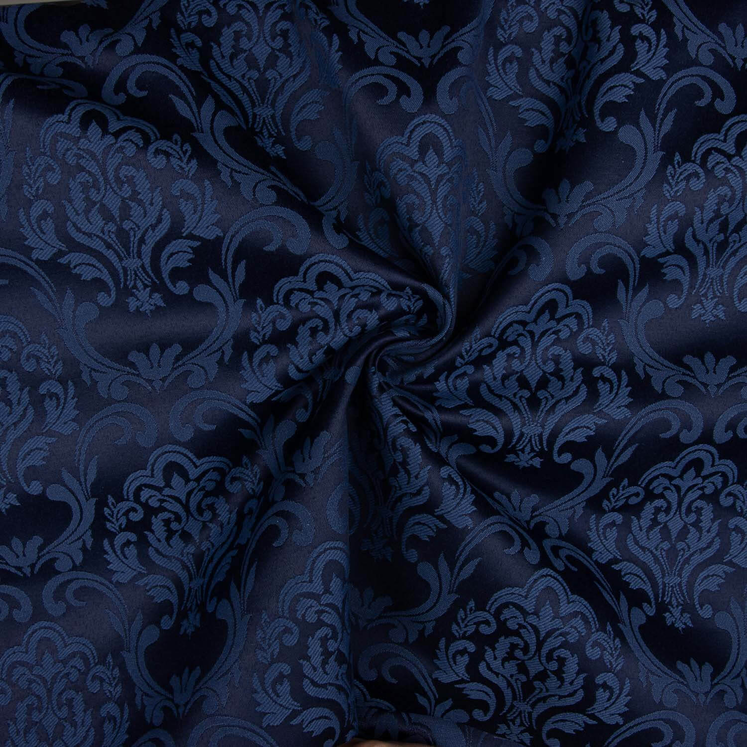 Pompeya Navy Jacquard Canvas - Ribes y Casals