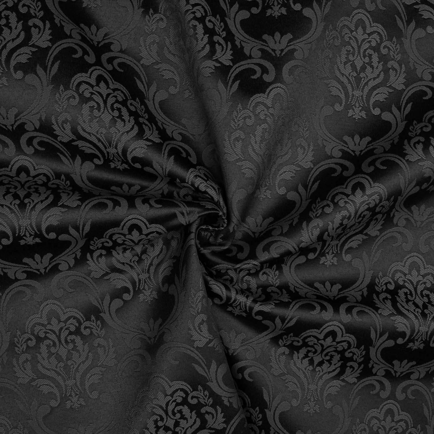 Pompeya Black Jacquard Canvas - Ribes y Casals