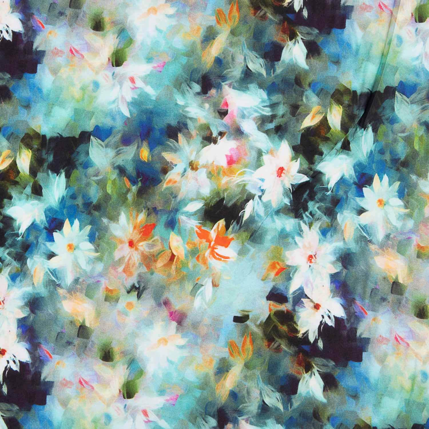 Artistic Floral Print Viscose - Ribes y Casals