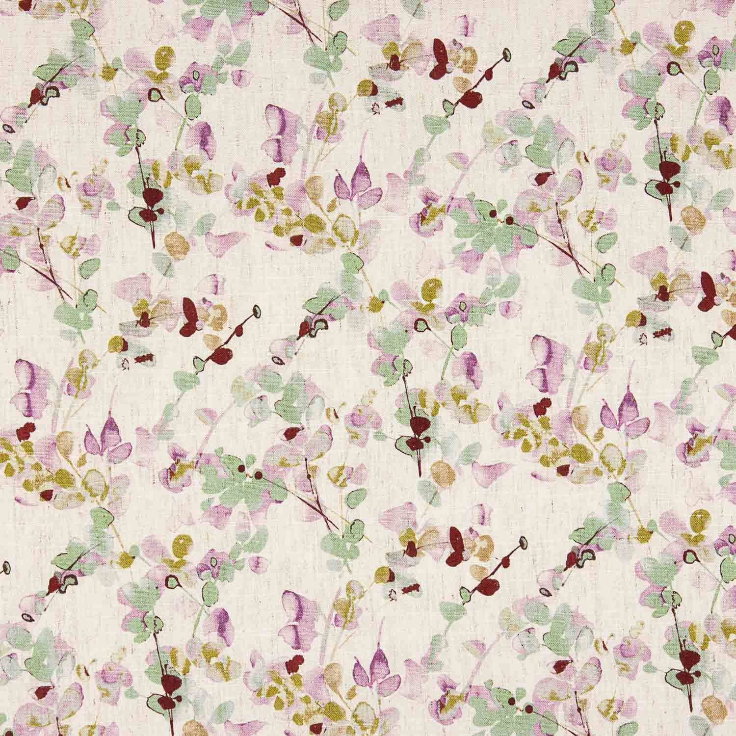Viscose and Linen Artistic Floral Print - Ribes y Casals