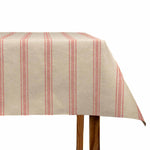Resin-coated, stain-resistant, red stripes - Ribes y Casals