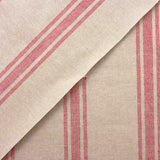 Resin-coated, stain-resistant, red stripes - Ribes y Casals