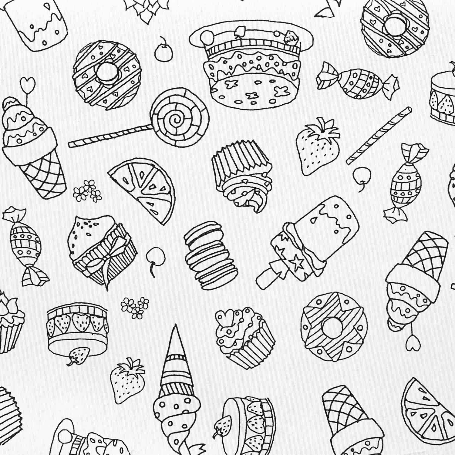 Colouring Canvas Sweets - Ribes y Casals