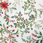 Resin-coated, stain-resistant Christmas floral garlands - Ribes y Casals