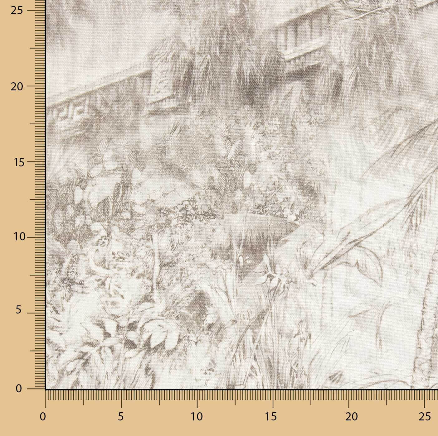 Jungle Print Linen Beige - Ribes y Casals