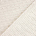Bouti White Linear Relief Bedspread - Ribes y Casals