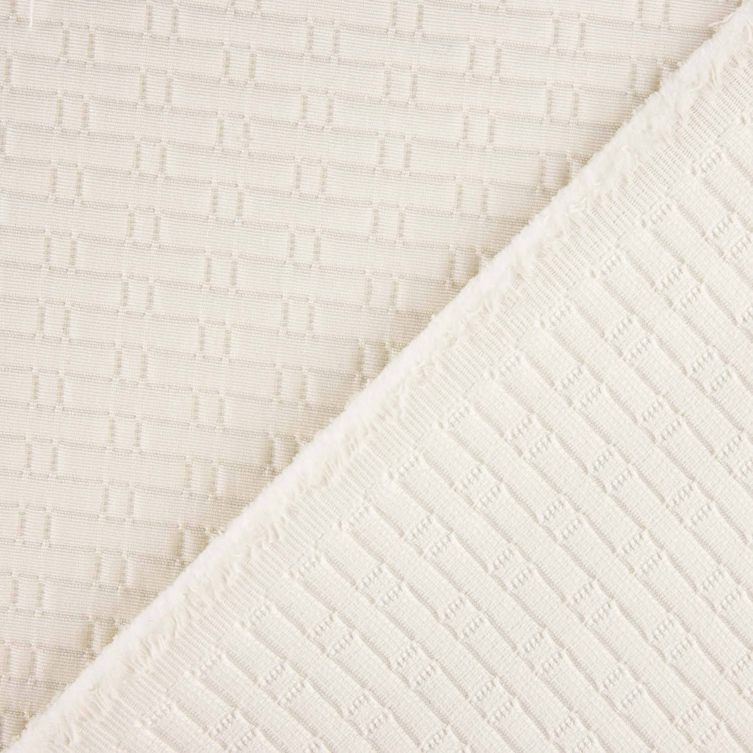 Bouti White Linear Relief Bedspread - Ribes y Casals