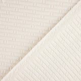 Bouti White Linear Relief Bedspread - Ribes y Casals