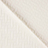 Bouti White Herringbone Bedspread - Ribes y Casals