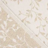 Reversible Home Jacquard Leaves Beige - Ribes y Casals