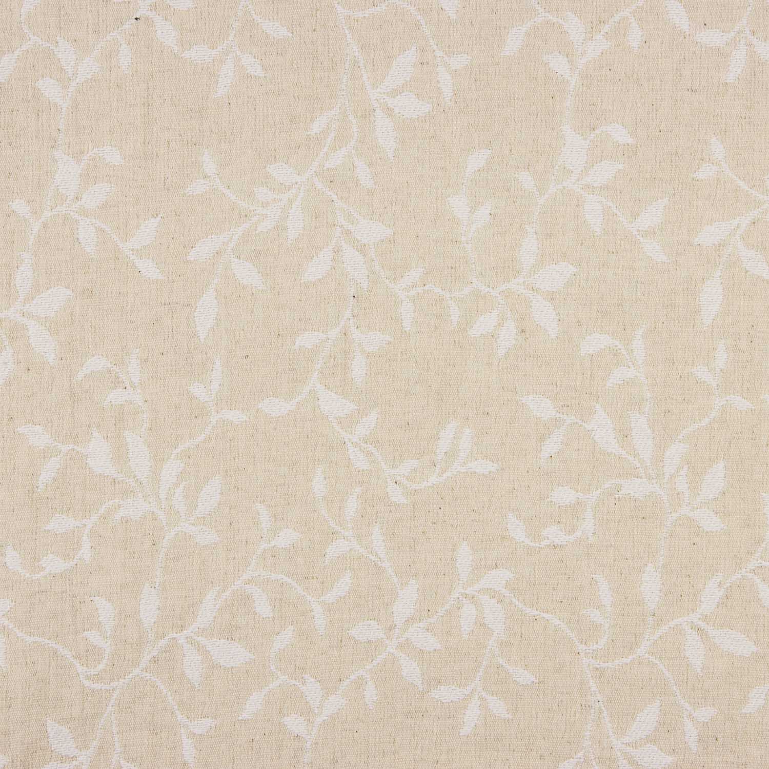 Reversible Home Jacquard in White and Natural with Linen - Ribes y Casals