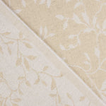 Reversible Home Jacquard in White and Natural with Linen - Ribes y Casals