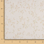 Reversible Home Jacquard in White and Natural with Linen - Ribes y Casals