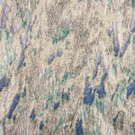 Green and Blue Abstract Printed Lurex Brocade - Ribes y Casals
