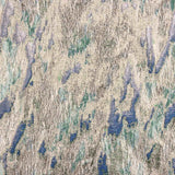 Green and Blue Abstract Printed Lurex Brocade - Ribes y Casals