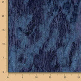 Navy Blue Abstract Printed Lurex Brocade - Ribes y Casals