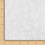 White Brocade with Floral Print - Ribes y Casals