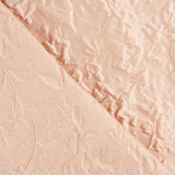Soft Pink Brocade with Floral Print - Ribes y Casals