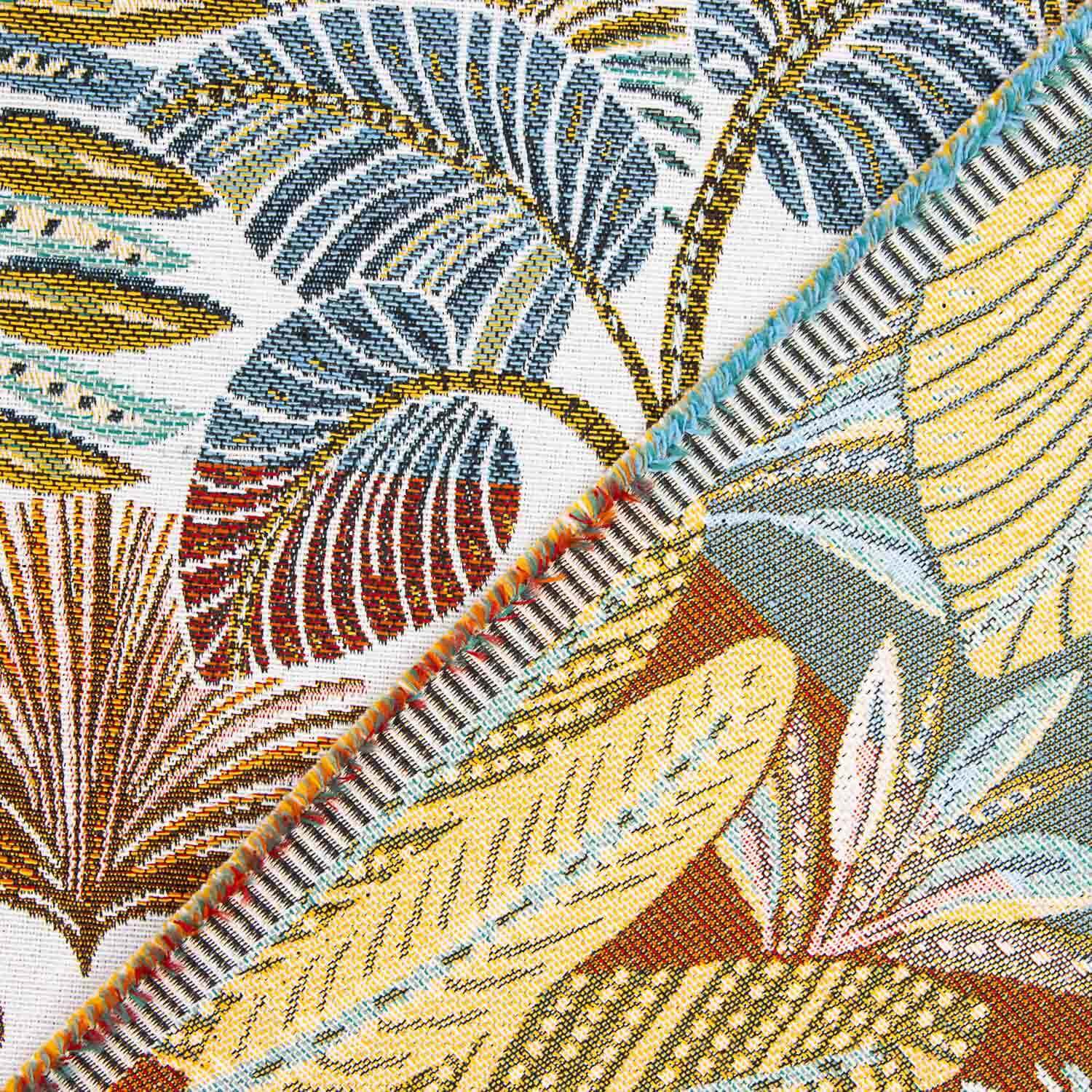 Gobelin Exotic Leaves Light Background - Ribes y Casals