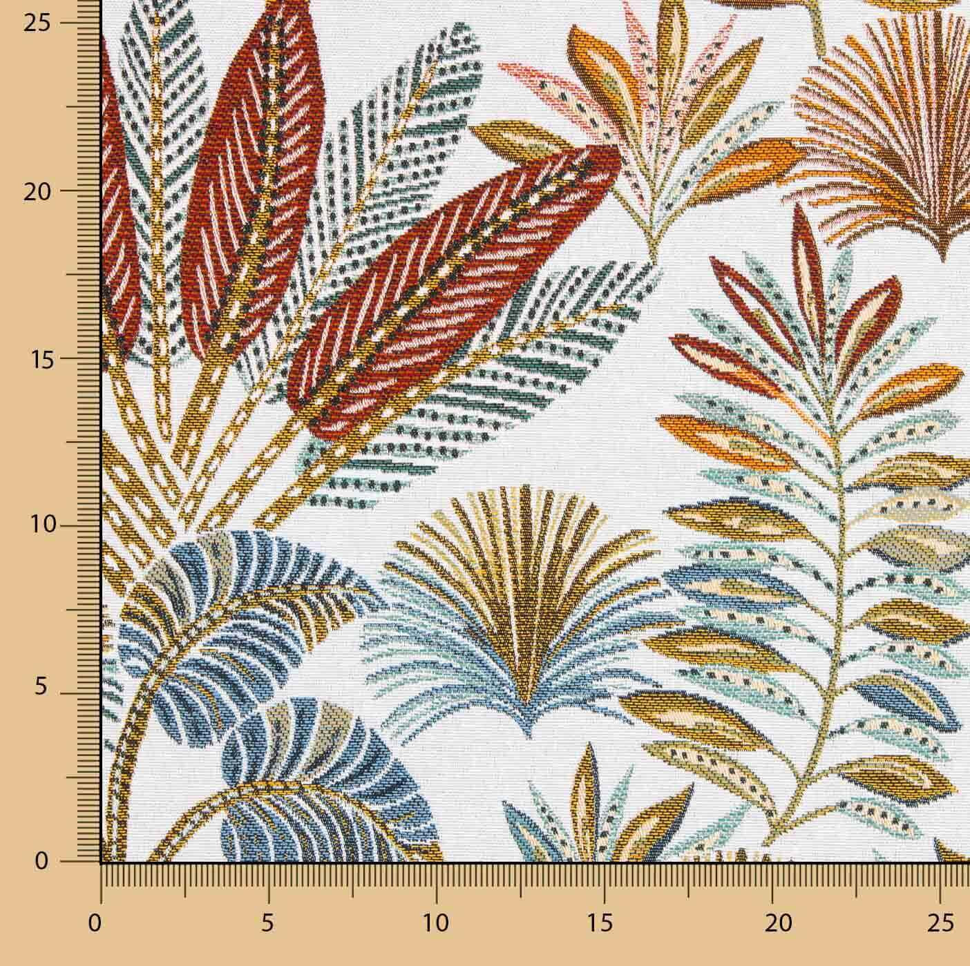 Gobelin Exotic Leaves Light Background - Ribes y Casals